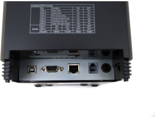 ICS Xp Q800 Termică Imprimantă de bonuri USB / Serial / Ethernet