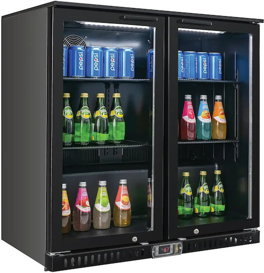 Karamco Bbd-238h/gn-220h Хладилник Заден бар 212лт Двойна врата В90xШ90xД52см