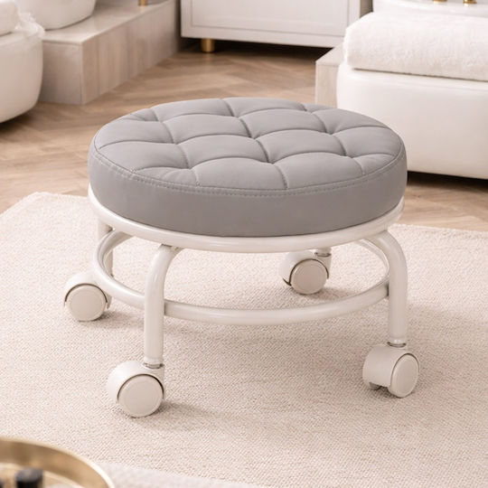 Comfort Style Wheeled Stool Gray 5410139