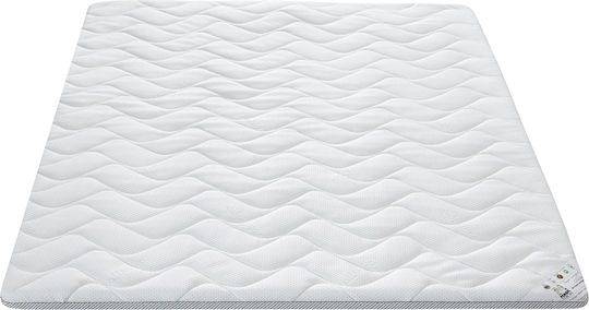 Mattress Topper Half-Double Foam with Strapped 110x200x4cm