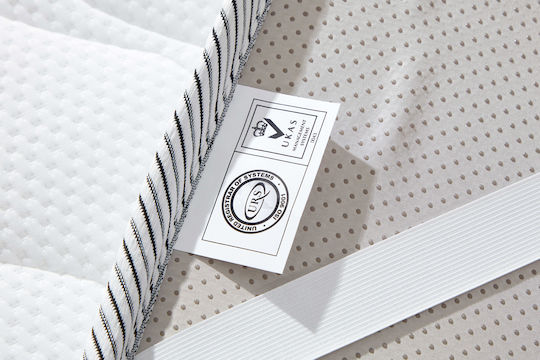 Mattress Topper Half-Double Foam with Strapped 110x200x4cm