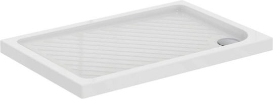 Ideal Standard Ορθογώνια Κεραμική Ντουζιέρα 100x70cm Λευκή