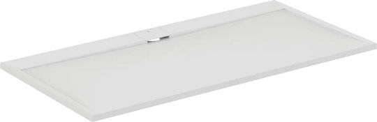 Ideal Standard Ultra Flat S I.life Ορθογώνια Κεραμική Ντουζιέρα 140x80cm Λευκή