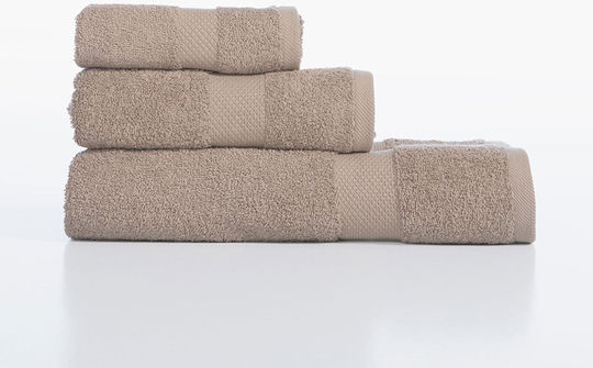 Nef-Nef Homeware Хавлиена Кърпа За Тяло Delight 70x140см Бежова Тегло 500гр/м²