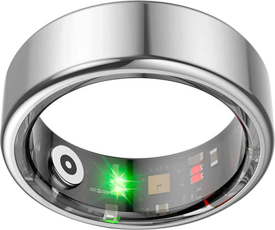 Avizar Connected Ring Size 12 Titan Model Charging Case Silver