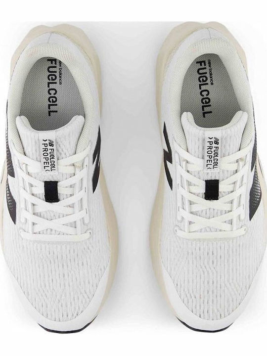 FuelCell Propel v5 Kids Sports Shoes Running with Laces White