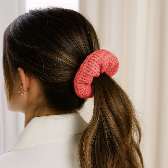 Classic Cabbage Hair In Knitted Velvet Retro Red