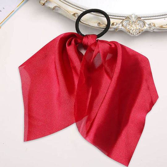Elastic Haargummi Rot Samt Band Haar