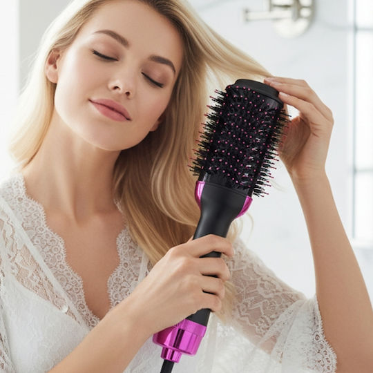 Avizar Multifunktionale Elektrische Haarbürste 650w Schnelles Trocknen Styling Schwarz