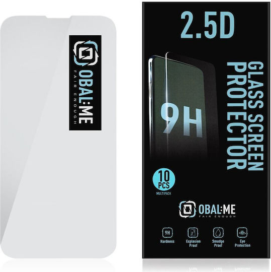 Obal:Me 2.5D 0.33mm Tempered Glass 10τμχ (iPhone 17e / 16e / 14 / 13 / 13 Pro)