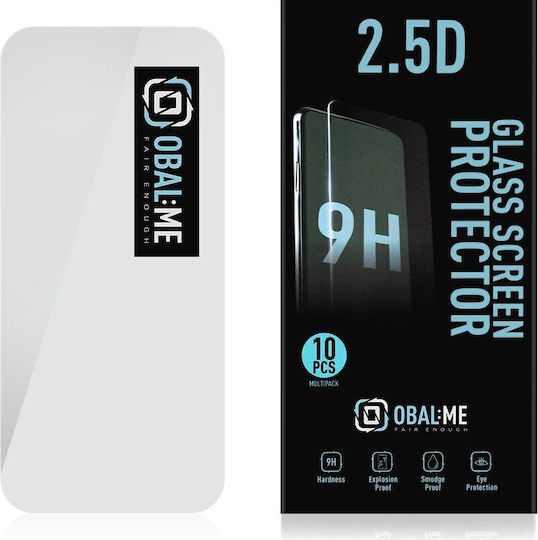 Obal:Me 2.5D 0.33mm Tempered Glass 10τμχ (Apple Iphone 15/16)