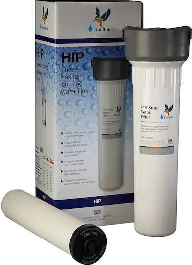 Doulton Ανταλλακτικό Φίλτρο Νερού Κάτω Πάγκου 10" Hip 1 μm