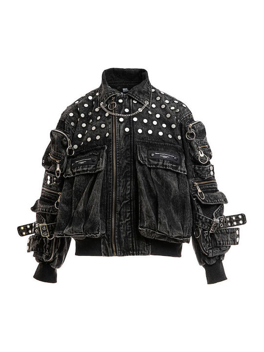 Women's Jean Jacket Black