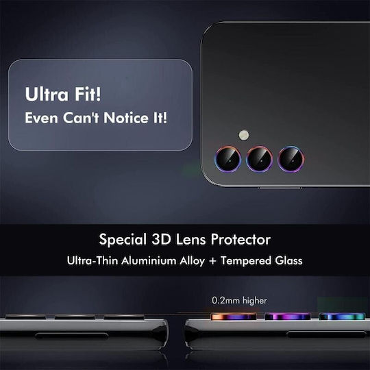 Enkay Handy-Kameraschutz Gehärtetes Glas Rosa für das Samsung Galaxy A37 5G
