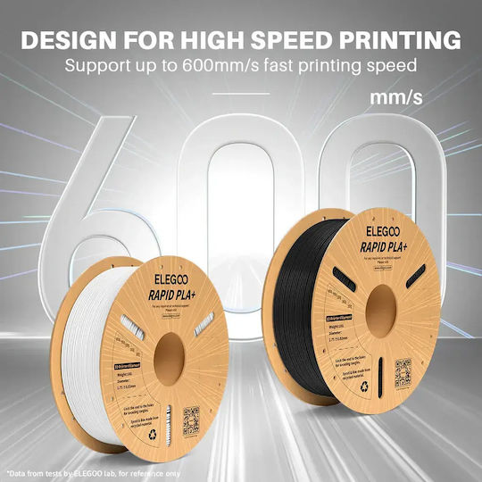 Elegoo Filament Pentru Imprimante 3D PLA 1.75mm Portocaliu 1kg 1 Bucată Bobină
