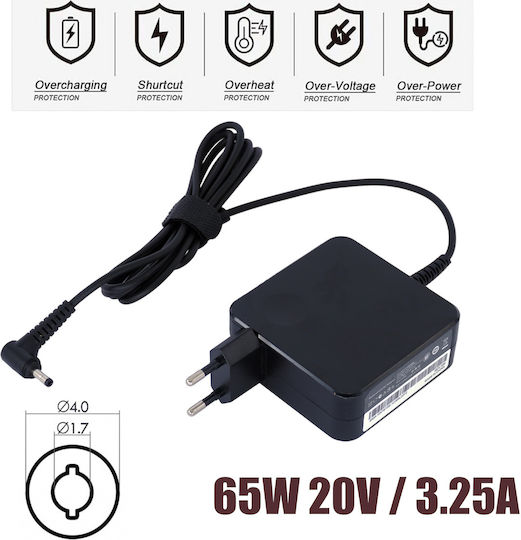 Laptop Ac Adapter Ibm-lenovo Ideapad 3 14iml05 Model Type 81wa 01fr155 Adlx65ccgk2a Sa10m42735 151595-11 01fr037 Adlx65clgk2a Sa10m42351 151608-11 Adapter Charger Oem Κωδ.60139wall