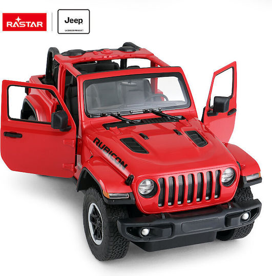 Mașină Teleghidată Jeep Wrangler Jl R C Scară 1:14 Rastar 79400 Roșie