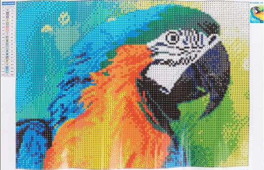 Diamond Mosaic Embroidery Zola Parrot Design 20 X 30 Cm