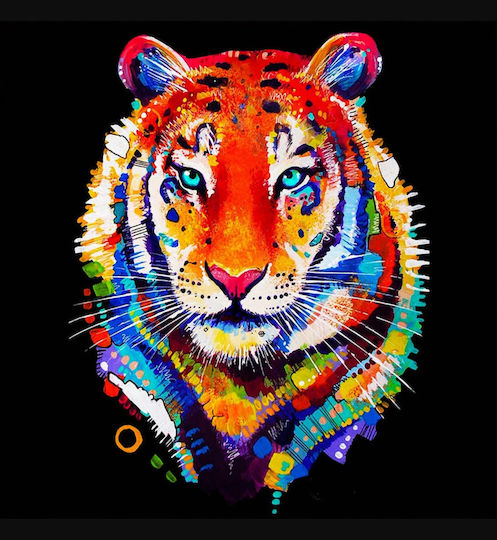 Diamond Mosaic Diamonds Zola Abstract Tiger Design 30 X 30 Cm