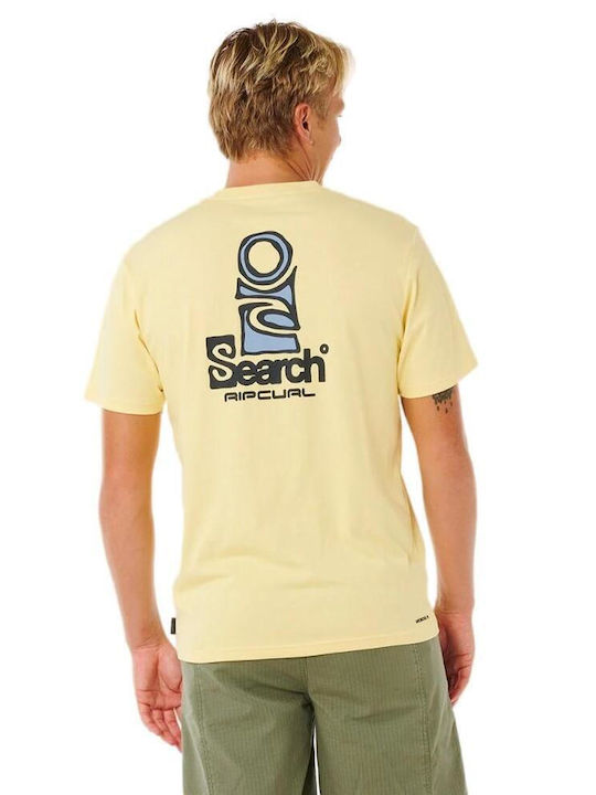 Herrenblusen T-Shirt Gelb