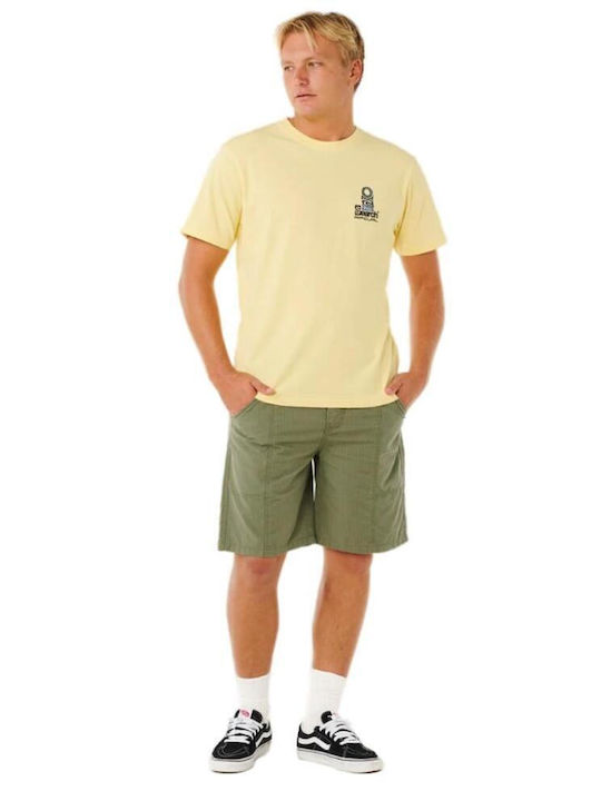 Herrenblusen T-Shirt Gelb