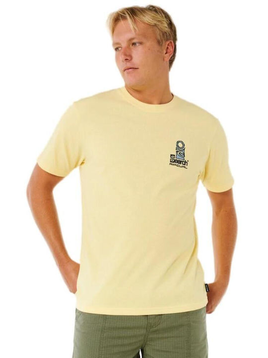 Herrenblusen T-Shirt Gelb