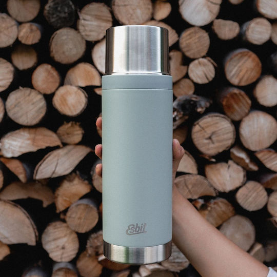 Esbit Esbit Rostfreier Stahl Thermosflasche 1lt Stein Grau