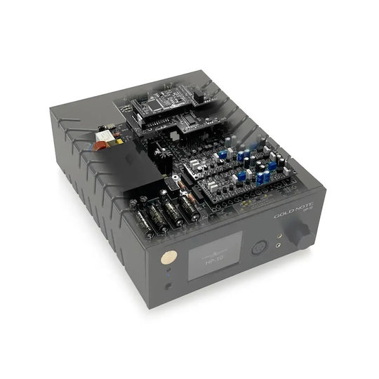Gold Note Hp-10 Deluxe High-end Headphone Amplifier Silver