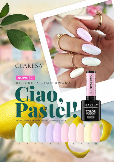Claresa Ciao Pastel Gel Nail Polish Ciao Pastel 7.5g