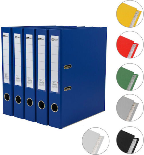 Mapă Plasticată Cu Inele Dimensiune A4 Lățime Cotor 5 Cm Set 5 Bucăți