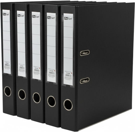 Plasticized Binder A4 Size 5 Cm Spine Width Set 5 Pieces