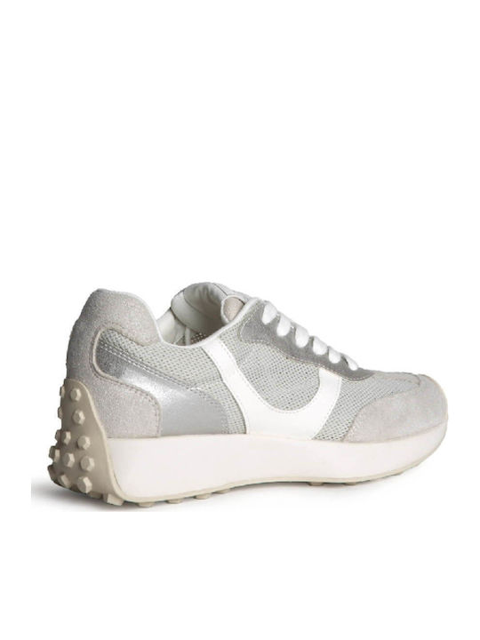 Damen Sneakers Silber