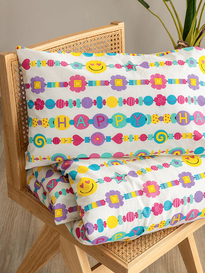 Palamaiki Set Cearceafuri Single Bumbac Mk780 170x260cm 3 Bucăți
