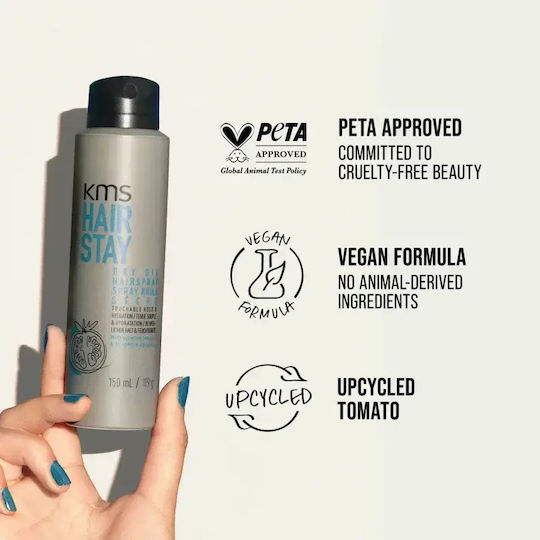 Kms Hair Stay Dry Oil Спрей За Коса Лека Фиксация Капацитет Ml 150