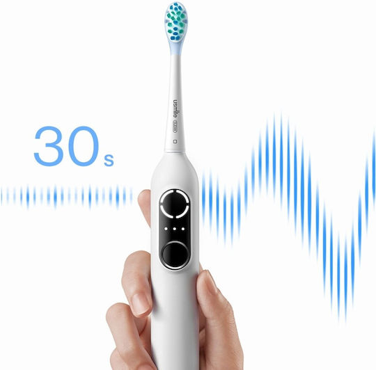 Usmile Wasserflosser mit Drucksensor und Reiseetui Weiß