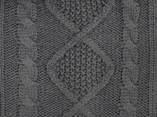 Hot Water Bottle in Gray with Cover for the Wrist 34x19cm 2000ml