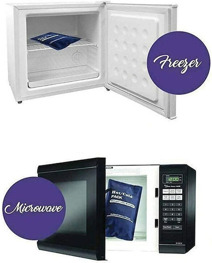 Compresă cu Gel pentru Crioterapie/Terapie cu Căldură cu Husă pentru Gât 23x13cm