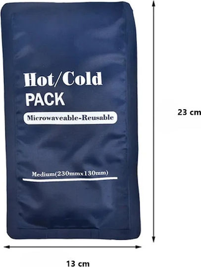 Compresă cu Gel pentru Crioterapie/Terapie cu Căldură cu Husă pentru Gât 23x13cm