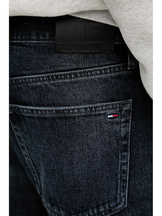 Ανδρικό Παντελόνι Τζιν με Regular Tapered Εφαρμογή Navy Μπλε