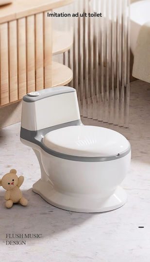 Little Mom Toaletă Pentru Copii cu Capac Gri