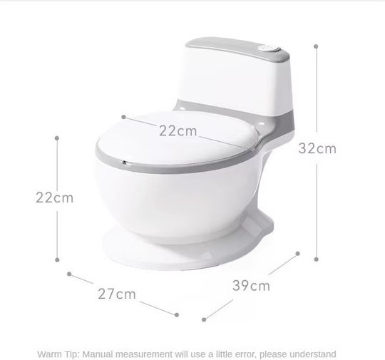 Little Mom Toaletă Pentru Copii cu Capac Gri
