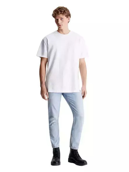 Men's Jeans Pants Cropped Blue
