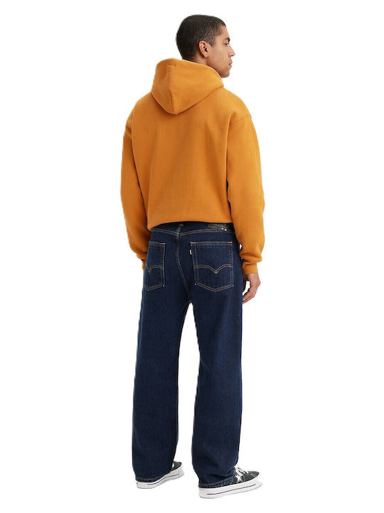 Skateboarding Herren Jeanshose mit Lose Baggy Anwendung Blau
