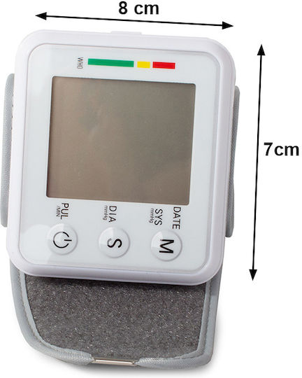 Tensiometru Electronic de Încheietură Zola Ecran LCD Oprire Automată 8x7 cm Alb