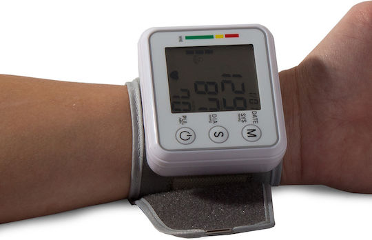 Tensiometru Electronic de Încheietură Zola Ecran LCD Oprire Automată 8x7 cm Alb