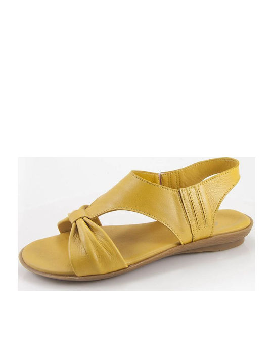 Leder Flache Sandalen für Damen Weiß