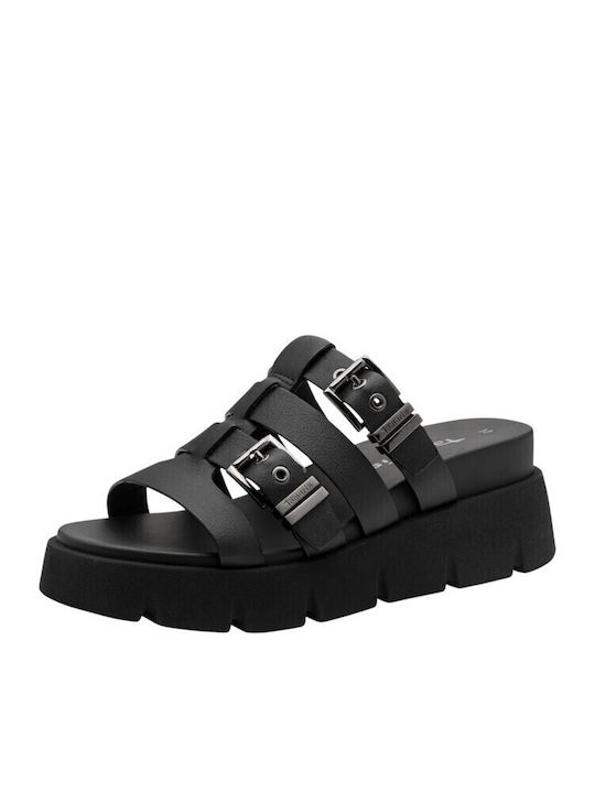 Summer Women's Platforms in Style Slippers Black