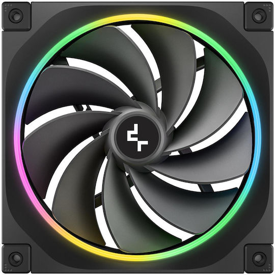 Deepcool FL14R Reverse Blade Case Fan 140mm 1700rpm 64.56cfm with ARGB Lighting and 4-Pin PWM Connection