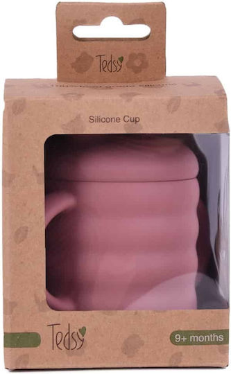 Amek Toys Kinderbecher aus Silikon Rosa