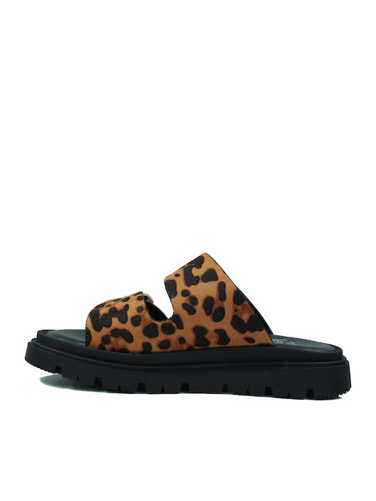 Damen Anatomische Flatforms Braun